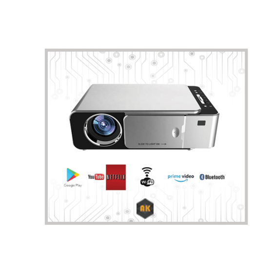 LED ΒΙΝΤΕΟ ΠΡΟΒΟΛΕΑΣ 720p PROJECTOR  T6 Mini Wi-Fi Android