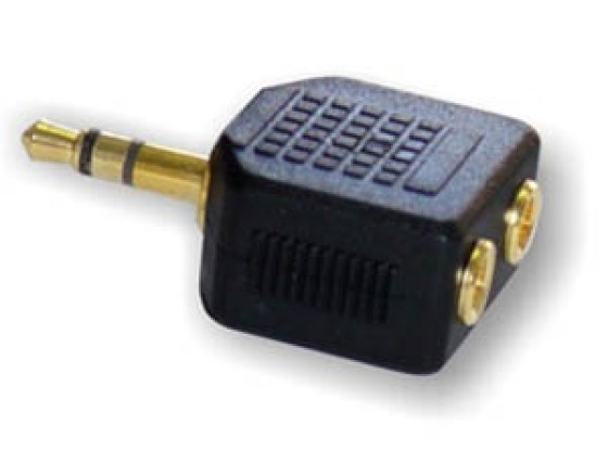 Adaptor 3,5mm σε 2x 3,5mm