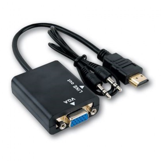 Μετατροπέας HDMI σε VGA HDMI CABLE TO VGA AUDIO