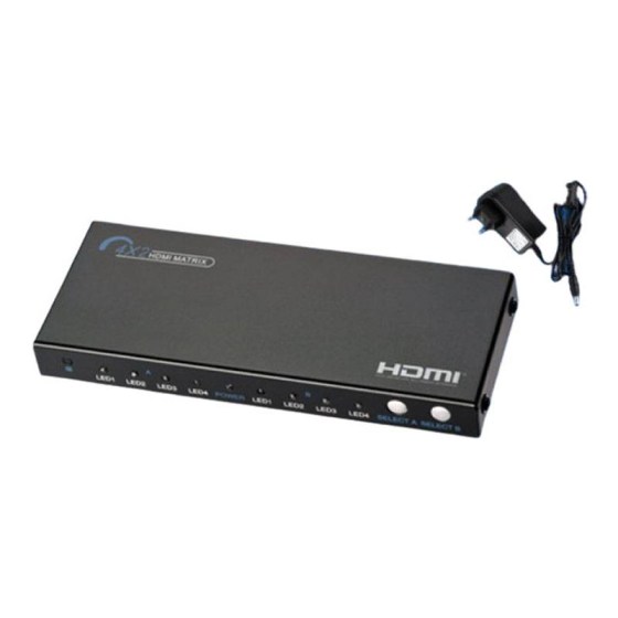 HDMI Matrix 4K, 4 Εισόδων - 2 Εξόδων ANGA PS402HD