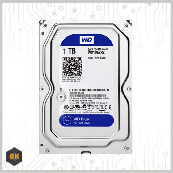 Eσωτερικός σκληρός δίσκος WD Blue 1TB, Desktop 3,5", WD10EZΕΧ