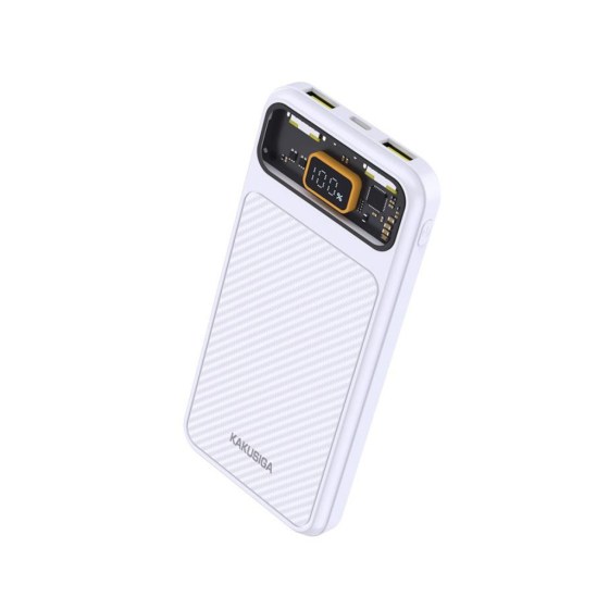 WHITE POWERBANK 10.000mAh 22.5W ΛΕΥΚΟ KSC-890/WHITE