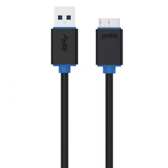 Καλώδιο USB 3.0 Type A Σε Micro USB 3.0 Type B, Μήκος 1.5m PROLINK PB458-0150