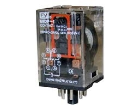 RELAY ΤΥΠΟΥ ΛΥΧΝΙΑΣ 8P 12V DC  MK2P-I DQN