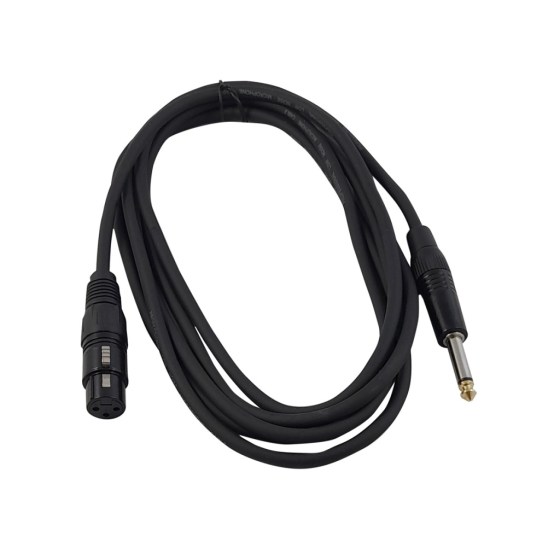 ΚΑΛΩΔΙΟ ΚΑΡΦΙ 6,3mm - XLR 3m TPC-004